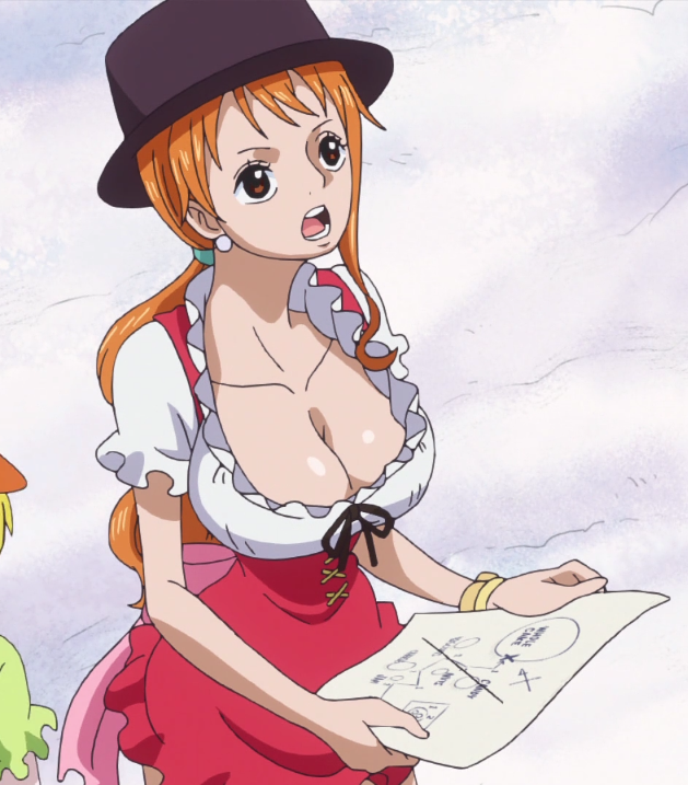 Nami Sexy Cleavage One Piece Ep 791 By Berg Anime On Deviantart