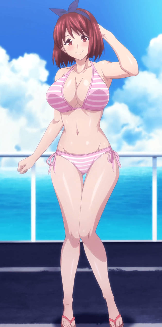 Rie in bikini Jimihen!! Episode 3 by Berganime on DeviantArt