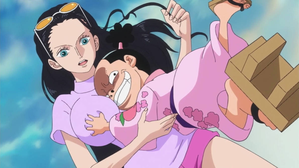 Nico Robin and Momonosuke - One Piece ep 768 by Berg-anime on DeviantArt.