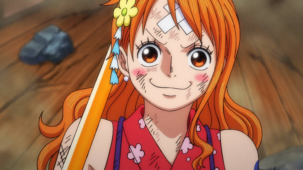 Nami blushing - One Piece ep 1038 by Berg-anime on DeviantArt