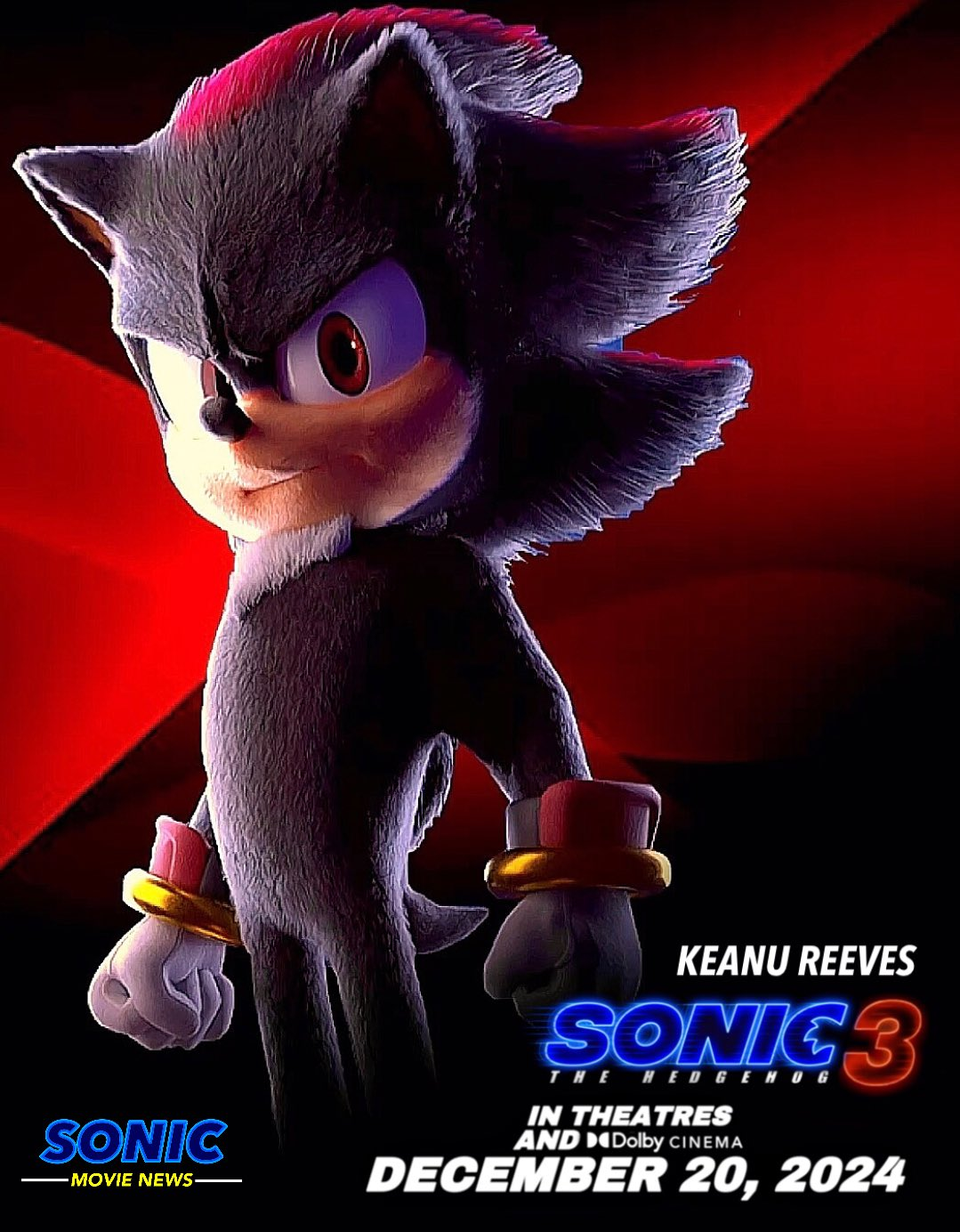 Shadow the Hedgehog V2- Sonic The Movie +SpeedEdit by Christian2099 on  DeviantArt