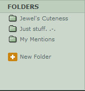 Message Folders. c: