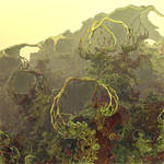 Landscape with grabbing branches by janhein