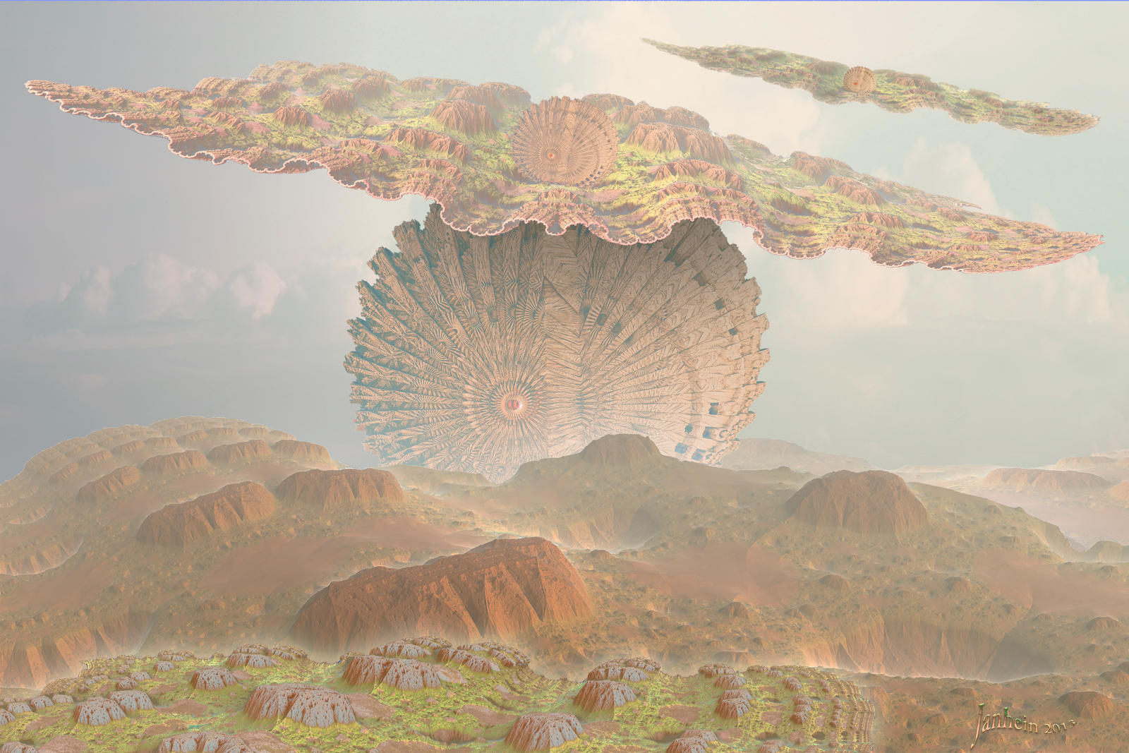 Formation of parallel worlds