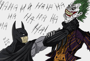 Arkham Batman Vs Joker Hahahaha!