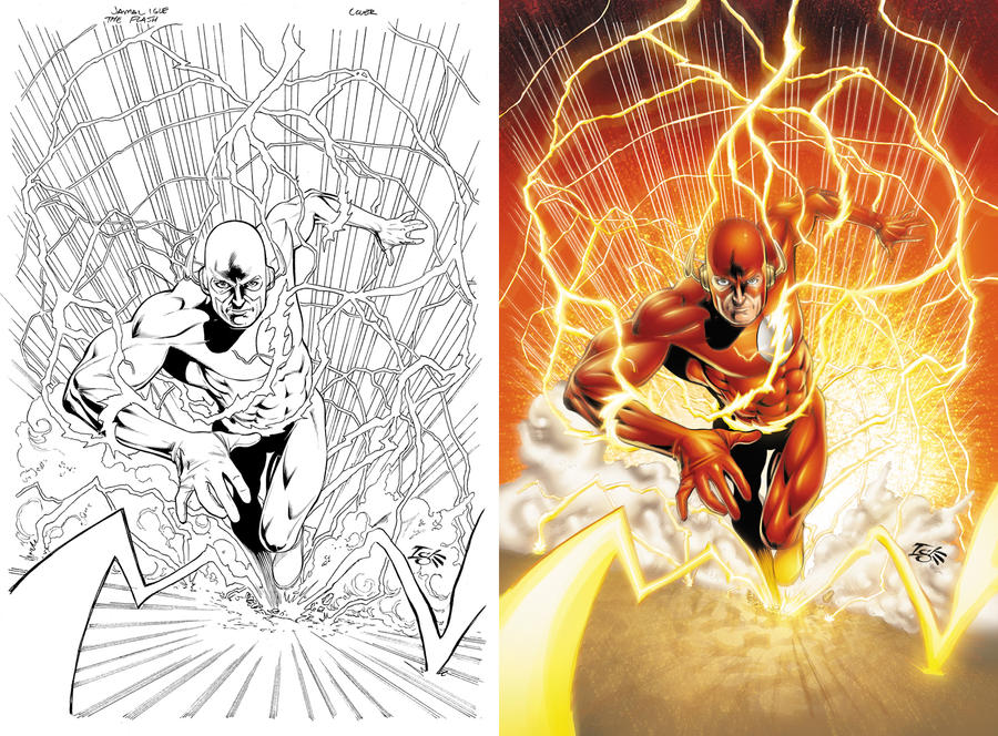 Flash Before and After