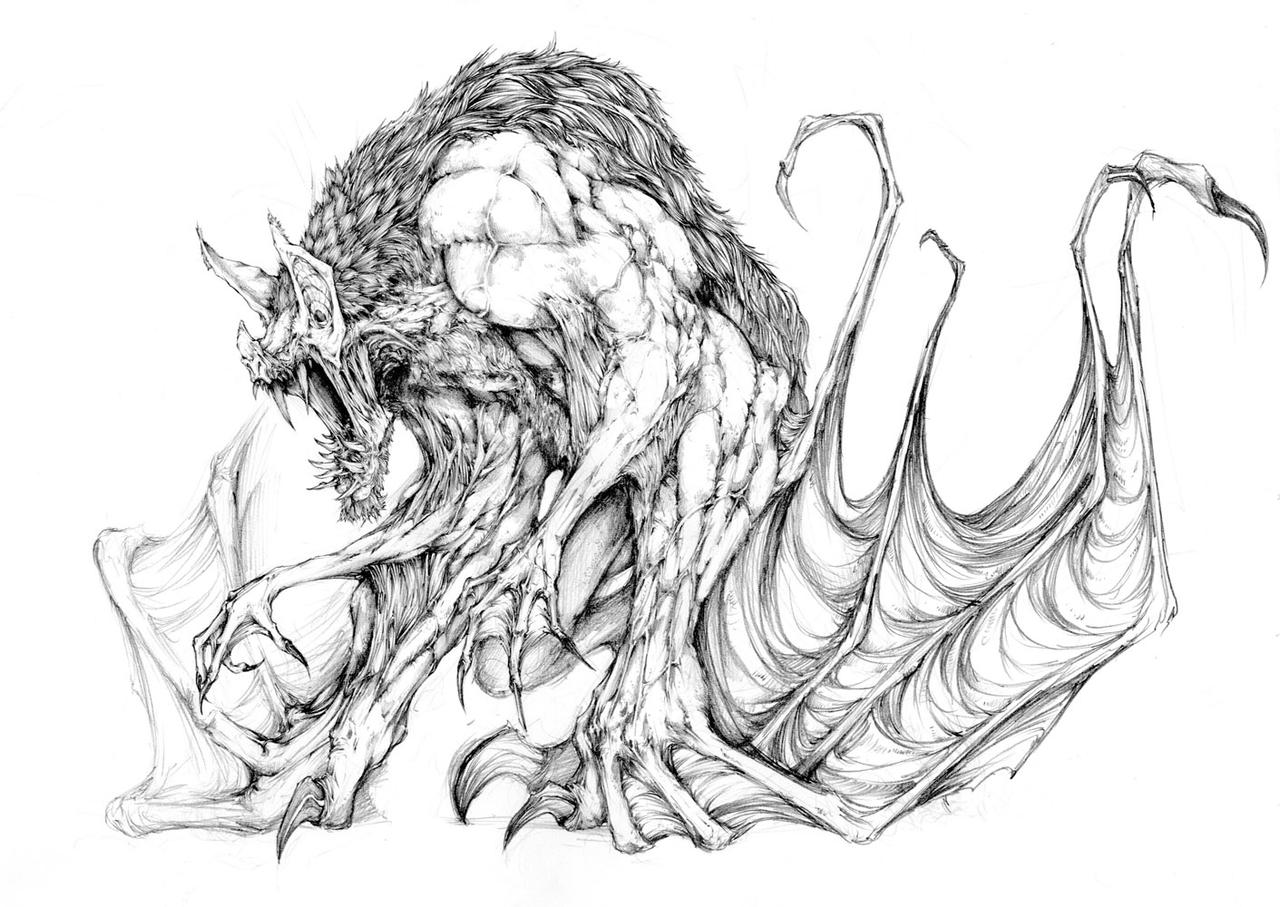 The god damned bat by muju on DeviantArt