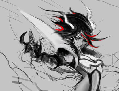 Junketsu ryuko greyscale test