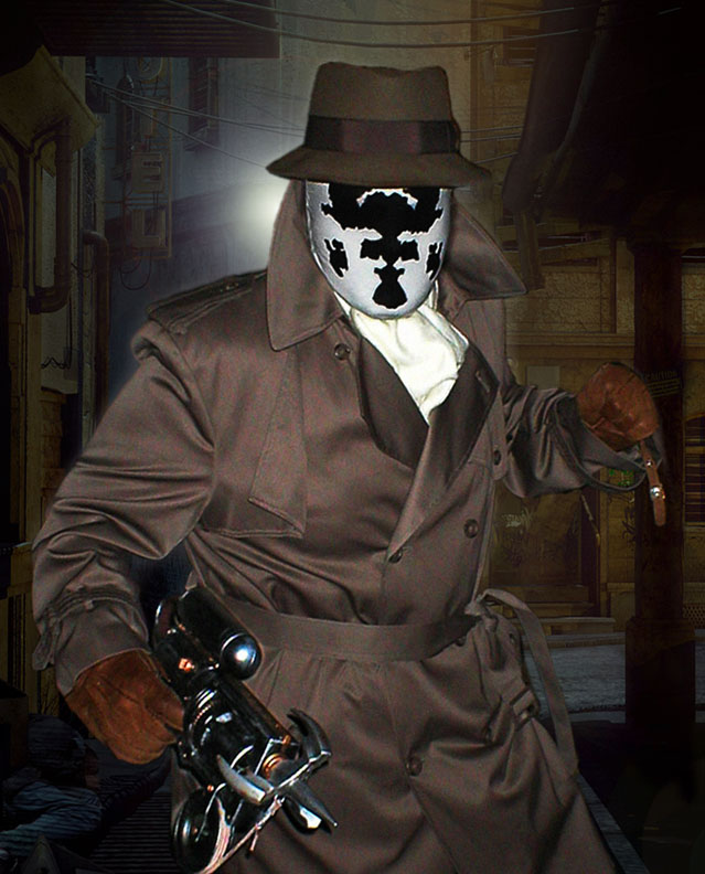 Rorschach Costume on Halloween