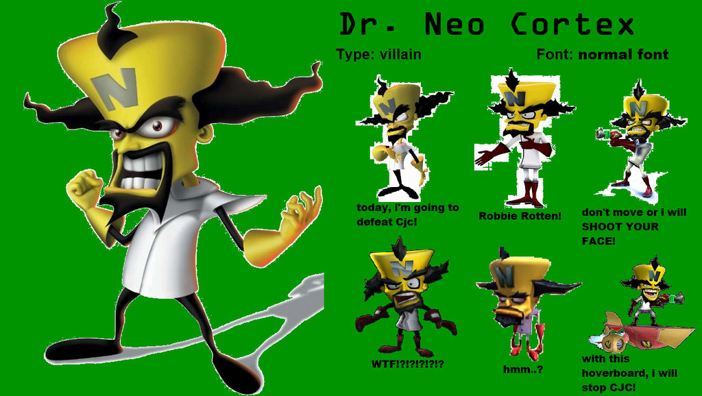 Neocortex Memes Character Demonstration - Dr. Neo Cortex by ThatMemeGuy8967 on DeviantArt