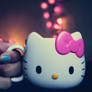 Pink Hello Kitty Bokeh