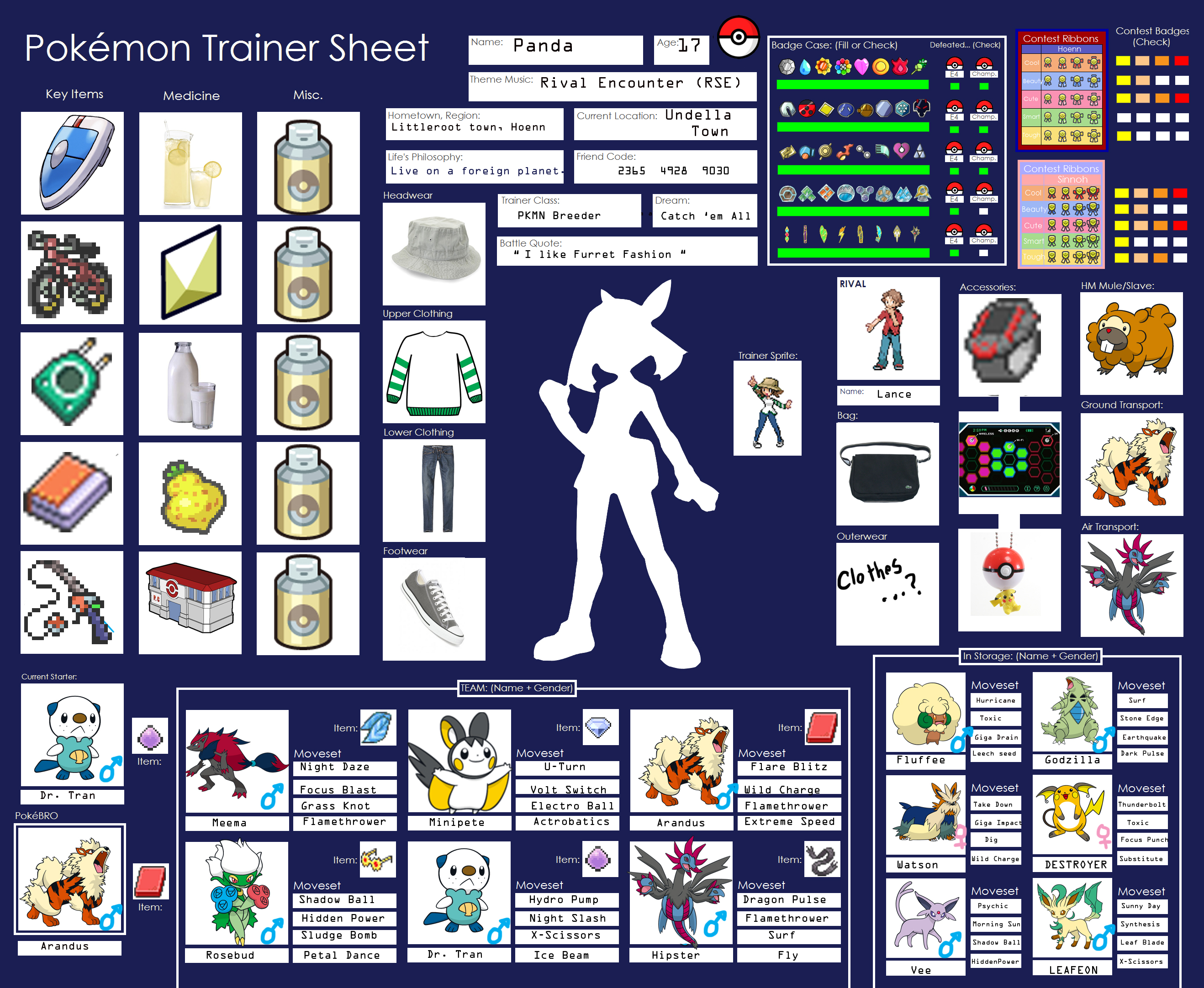 Pokemon Trainer ID