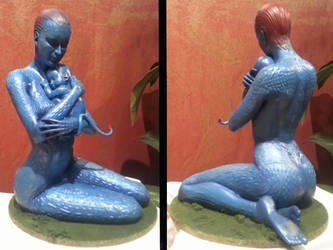 Mystique Maquette Painted