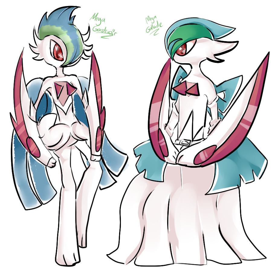 Mega Gardevoir (Shiny) by MrLarions on DeviantArt