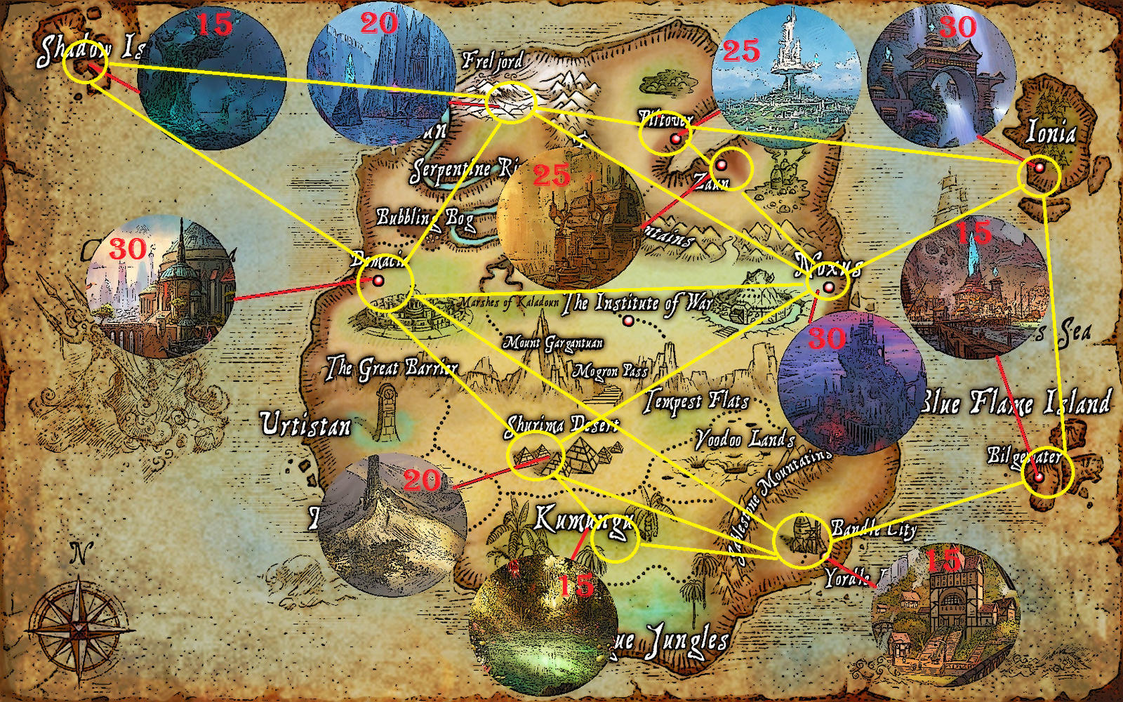 Runaterra Map Map Runaterra by Ligadelegiones on DeviantArt