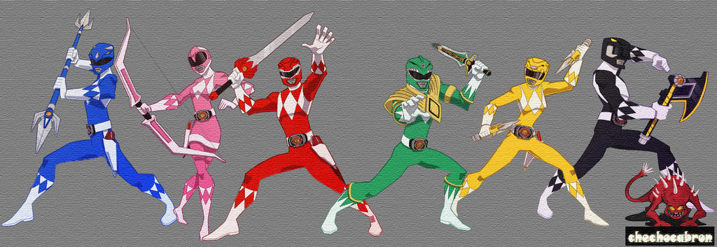 Power Rangers by Ligadelegiones on DeviantArt