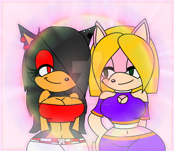 ~ Nicki and Lizzie:  Hedgecat friends ~