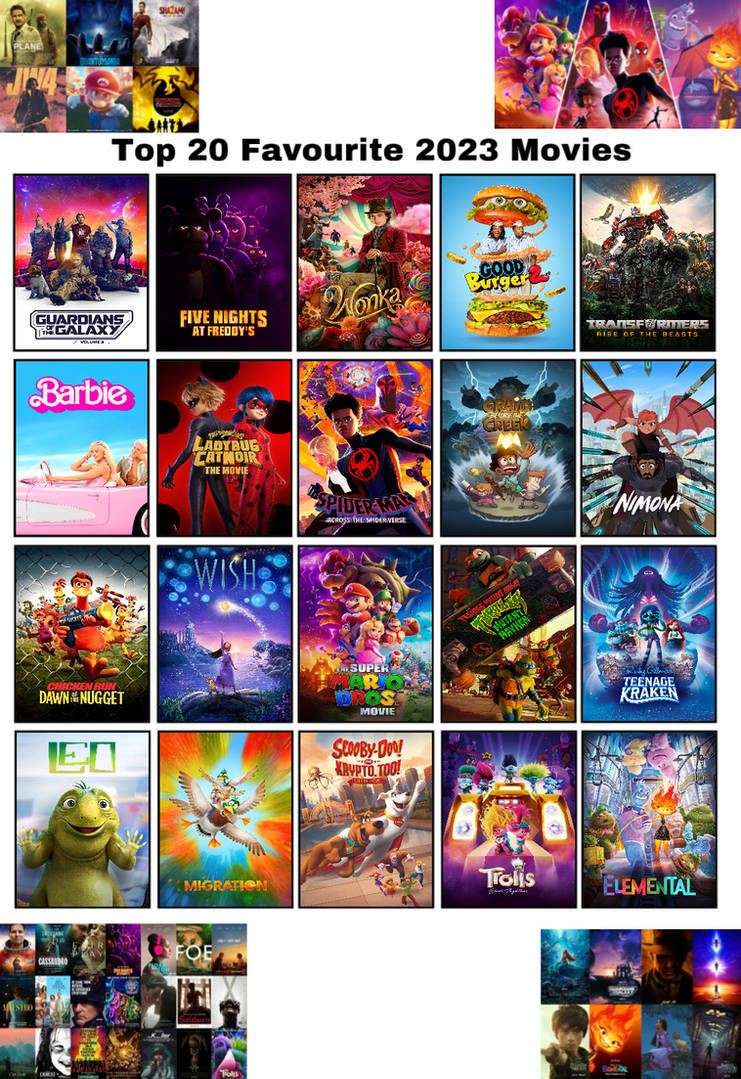 My Top 20 Favorite 2023 Movies by DudePivot47 on DeviantArt