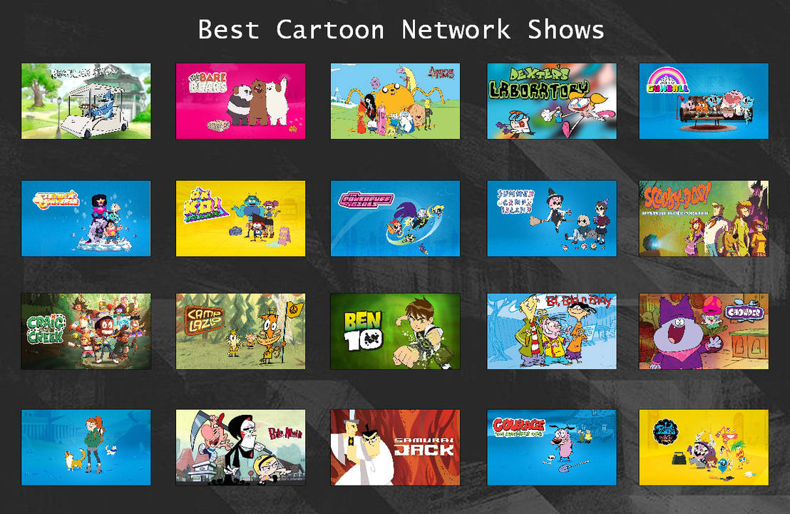 Winflame2009 Network Deviantart Best Cartoon Network Shows by DudePivot47 on DeviantArt
