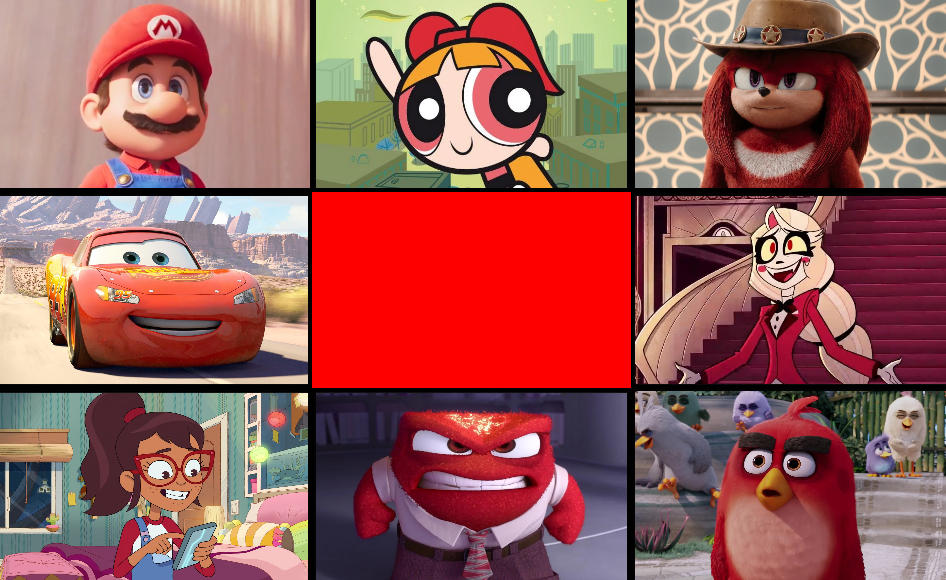 My Favorite Red Characters by DudePivot47 on DeviantArt