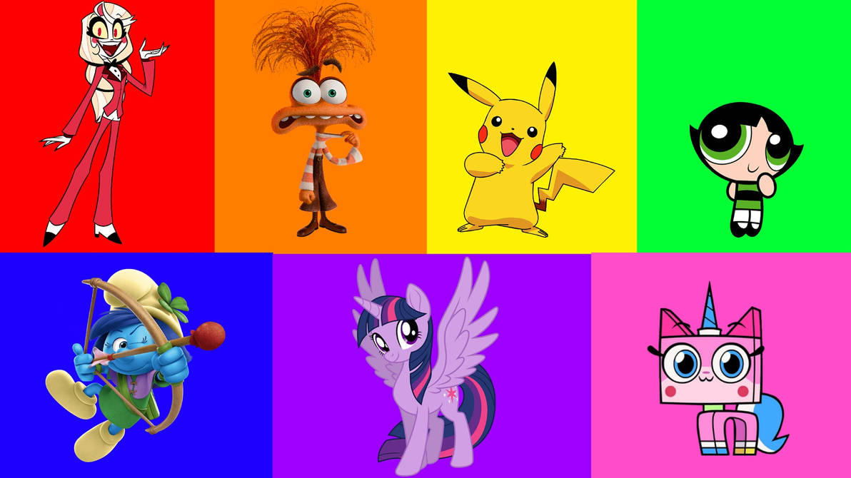 7 Colors Characters by DudePivot47 on DeviantArt