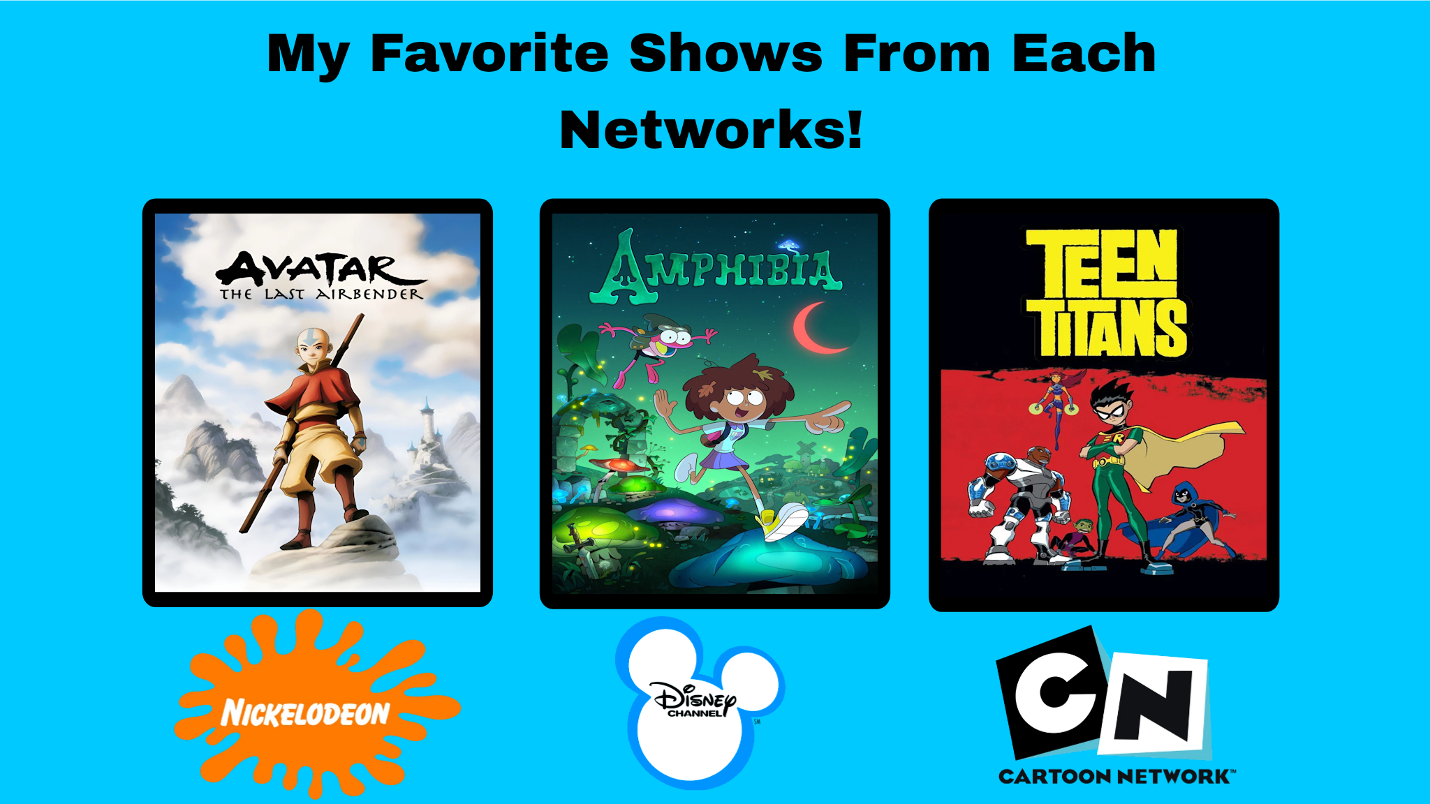 Winflame2009 Network Deviantart My Favorite Shows From Each Networks by DudePivot47 on DeviantArt
