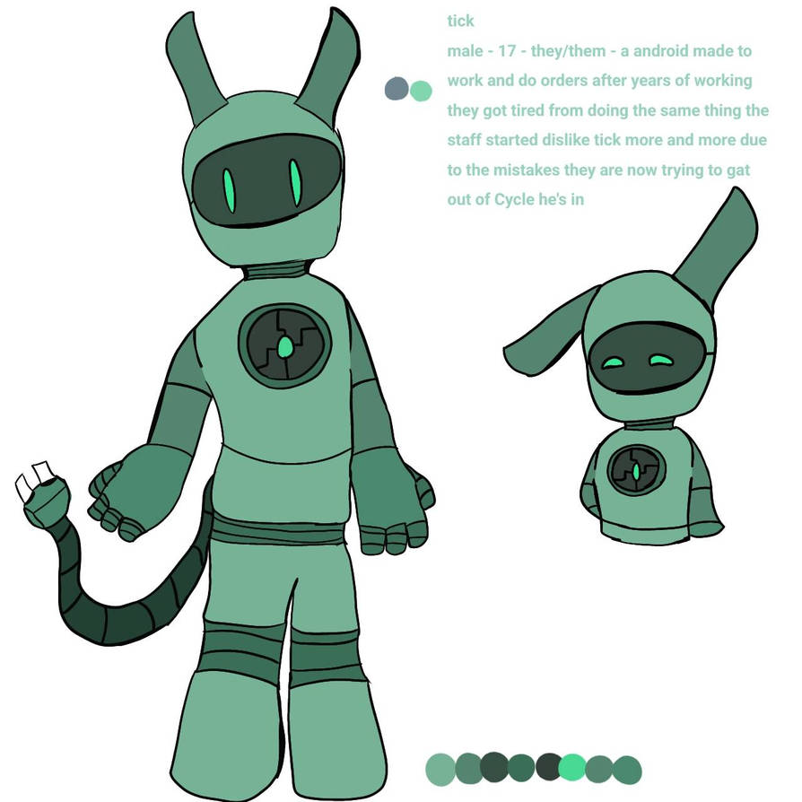 my android oc tick! by justnotabean on DeviantArt