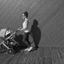 Woman on a Boardwalk