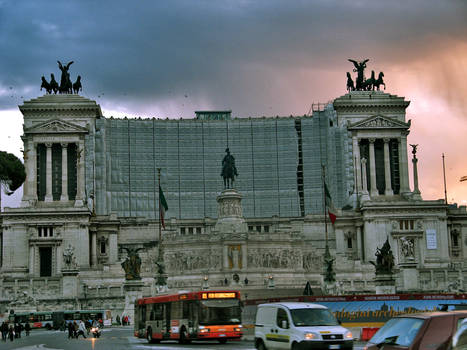 Winged Horses in the Storm