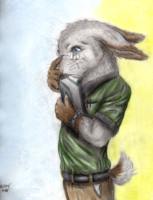 Nerd Pink Rabbit Nerd Bunny by Master-Mofeto on DeviantArt