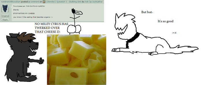 {Slender} Question 2 - Holy Cheese