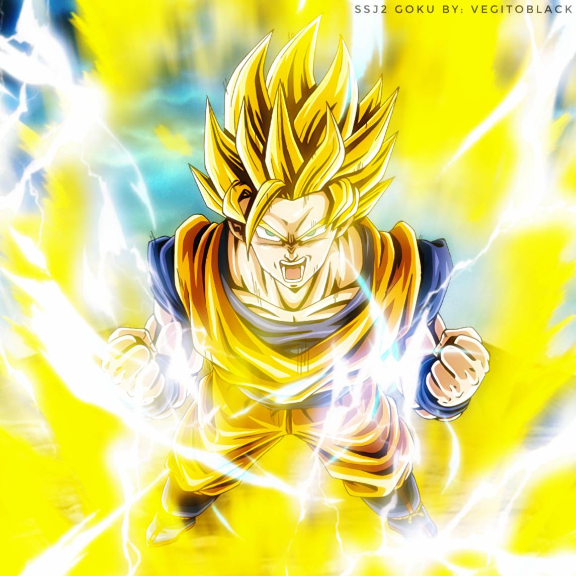 Free: Super Saiyan 2 Goku Aura by BrusselTheSaiyan on @DeviantArt