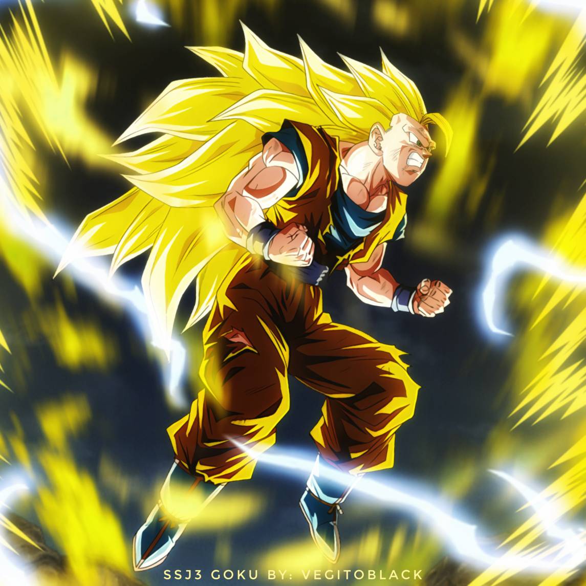 Son Goku: Super Saiyajin 3 by CELL-MAN on DeviantArt