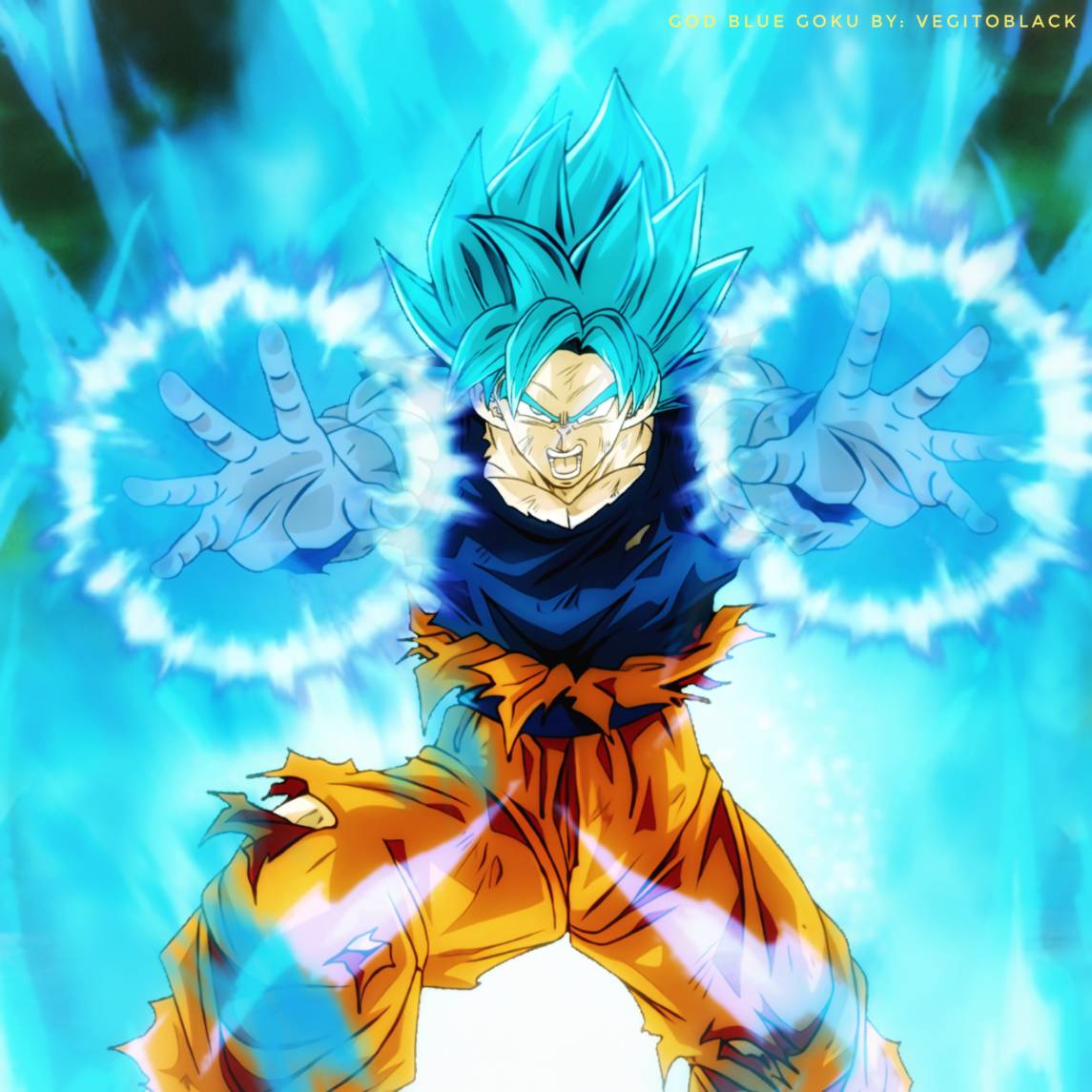 Goku Super Saiyajin Blue Full Power by gonzalossj3 on DeviantArt