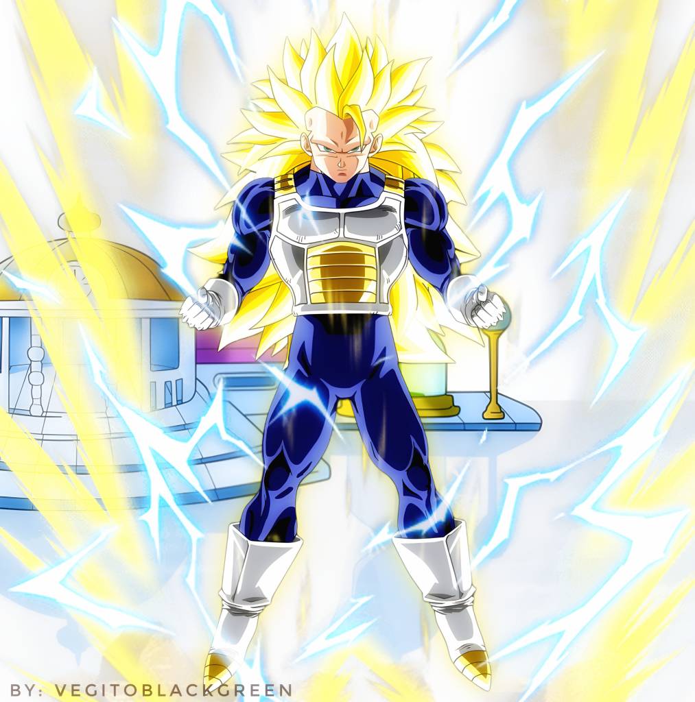 Super Saiyan 2 Goku with aura by vegitoblackgreen on DeviantArt