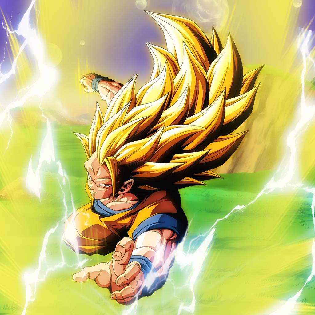 Super Saiyan 3 Goku LR Edit (DokkanBattle) by vegitoblackgreen on  DeviantArt, super saiyan 3 