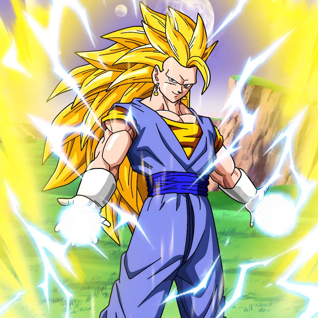 Super Saiyan 3 Vegito with aura by vegitoblackgreen on DeviantArt