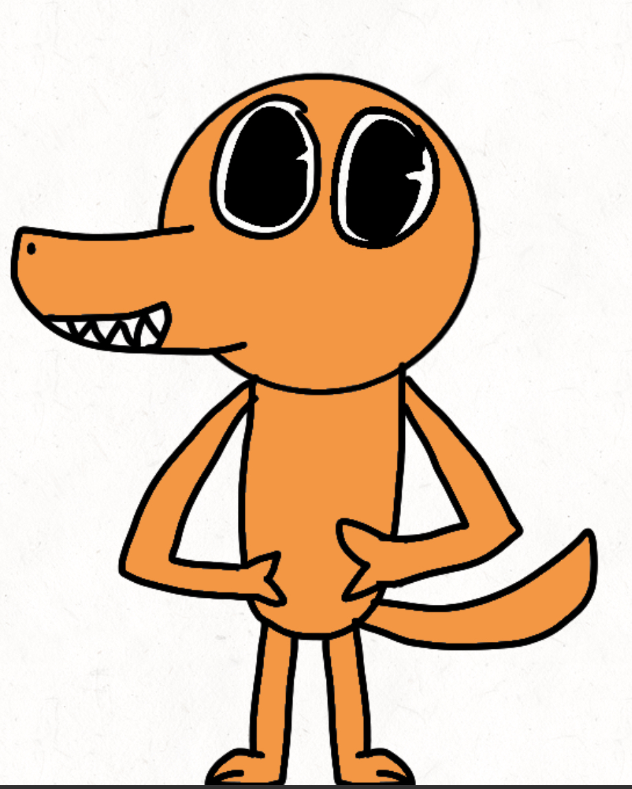 Orange (rainbow friends) by dazzlerlemmykoopa200 on DeviantArt