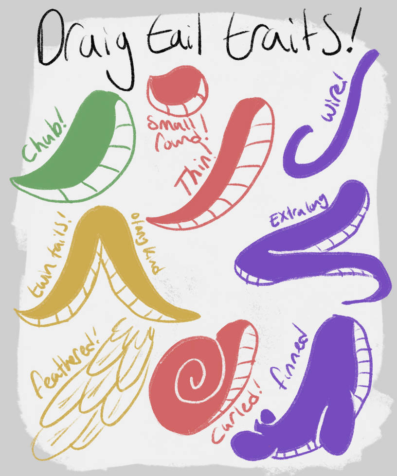 Deviantart Tail Mutation Draig Tail mutations by ZeroZeroSenpai on DeviantArt