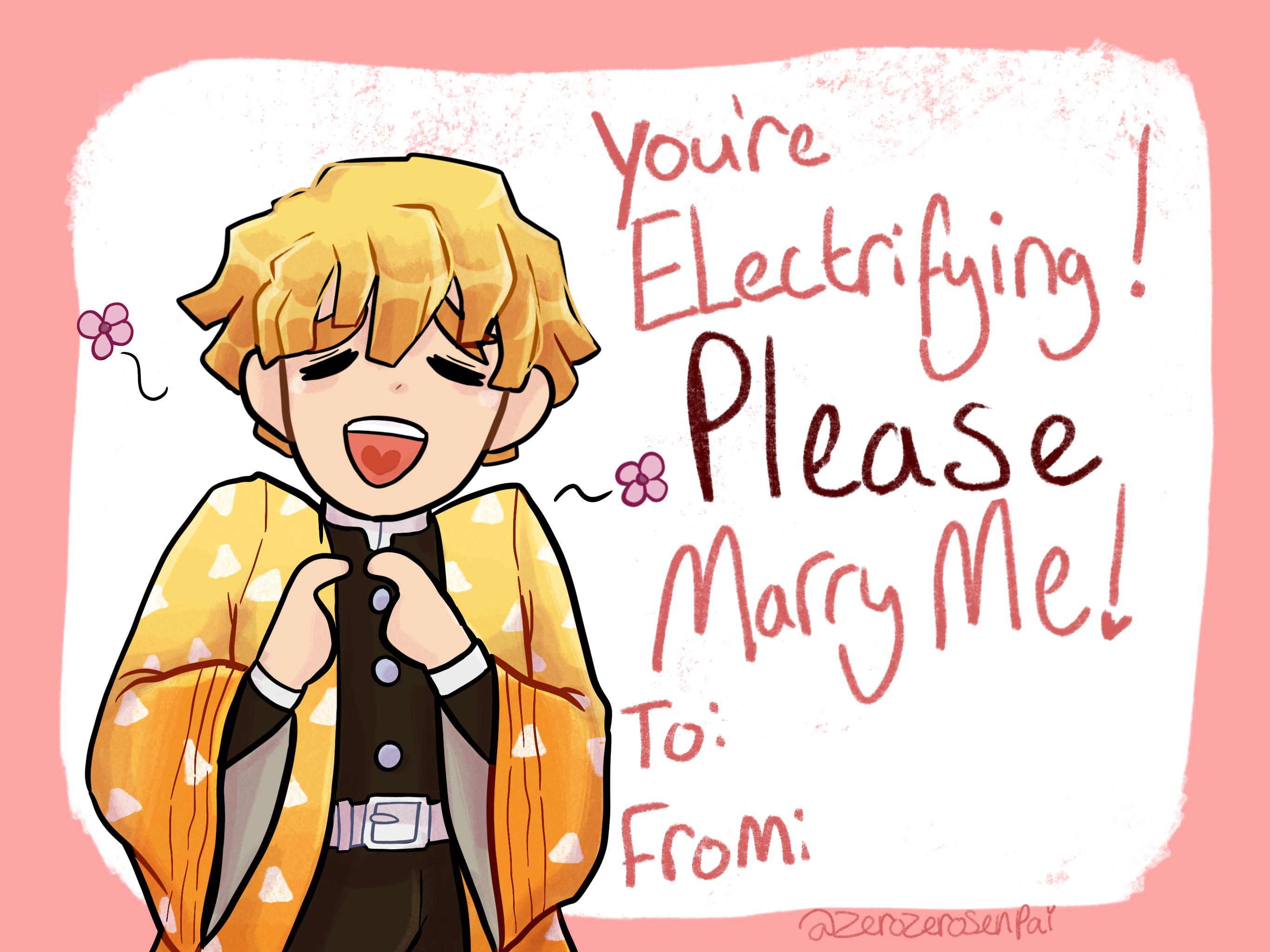 Zenitsu Valentines By Zerozerosenpai On Deviantart Zenitsu Valentines By Zerozerosenpai On Deviantart