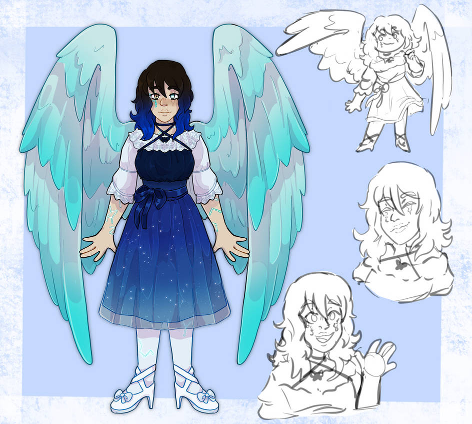 Reference sheet commission by ZeroZeroSenpai on DeviantArt