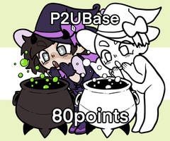 Cauldron bubble chibi witch base p2u