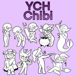 Discounted YCH page doll chibis
