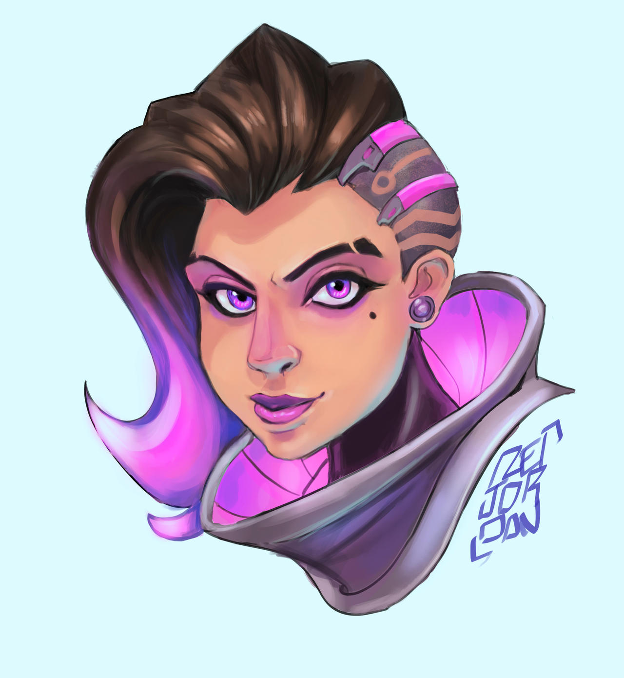 Sombra Overwatch by ReiJordan on DeviantArt Sombra Overwatch by ReiJordan on DeviantArt