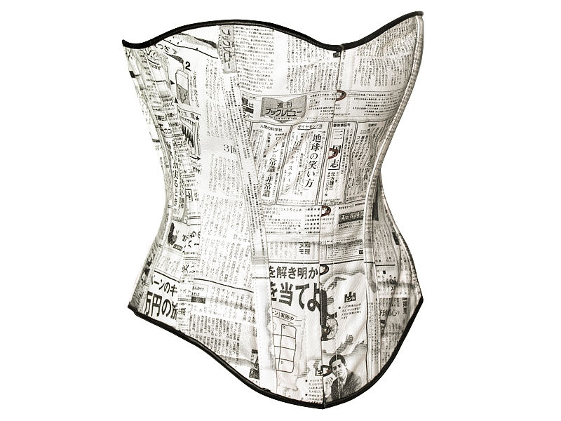 Japanese Newspaper Corset