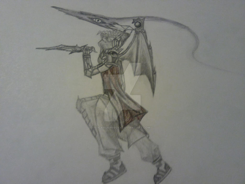 Half Demon Based Hero 2nd Sketch