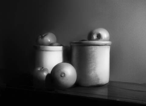 Fruits and pots still life