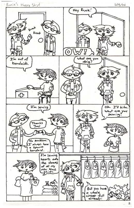 Ernie's Happy Shirt pg 1 of 2