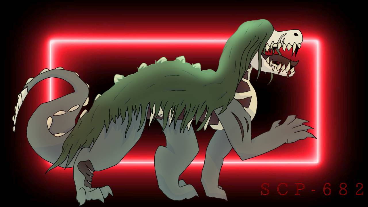 My take on SCP-682 (design may vary in the future) by Bestianightmare on  DeviantArt