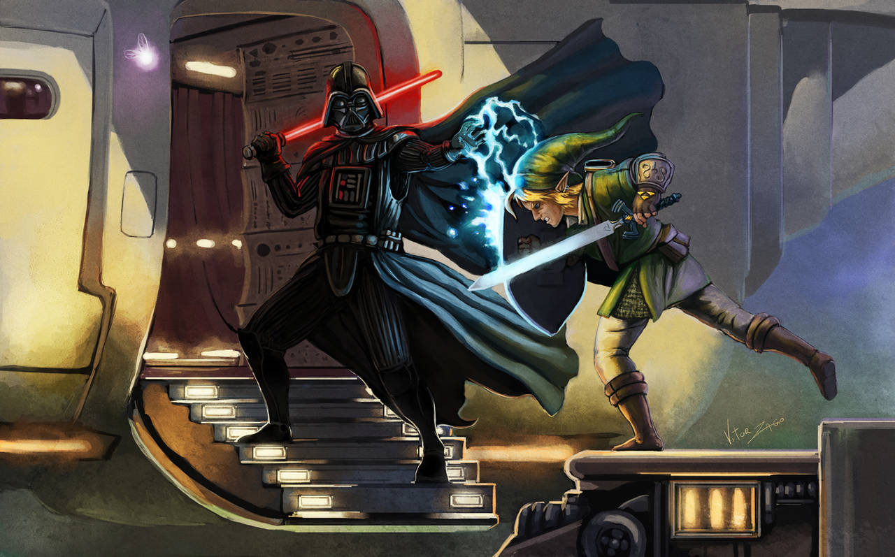 Vader VS Link by vitorzago